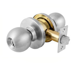Commercial doorknob lock